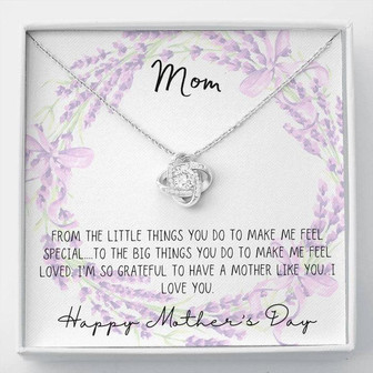 Mom Love Knot Necklace - Thegiftio UK