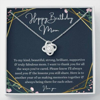 Mom Necklace Birthday Gift From Daughter/Son, Sentimental Gifts For Mom - Thegiftio