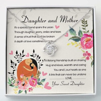 Mom Necklace, Daughter Mother Necklace Gift Mothers Day , Gift For Mom Daughter - Thegiftio UK