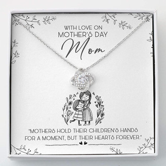 Mom Necklace, Gift For Mom For Mom , Love Knot Necklace - Thegiftio UK