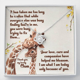 Mom Necklace, Gift For Mom, Mom Gift From Daughter Necklace, Gifts For Mom, Mother Necklace - Thegiftio UK