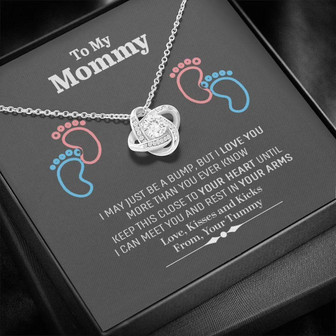 Mom Necklace, Gift For New Mom, New Mom Necklace, New Mom Gift, To My Mommy Necklace From Tummy, Pregnancy Gift - Thegiftio UK