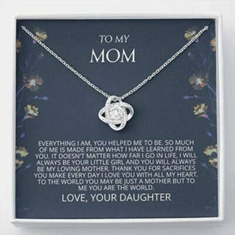 Mom Necklace Gift , You Are The World Necklace, Mother Daughter Necklace - Thegiftio UK