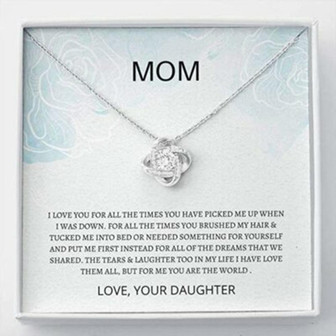 Mom Necklace Gift , You Are The World Necklace, Gift For Mother, Day - Thegiftio UK