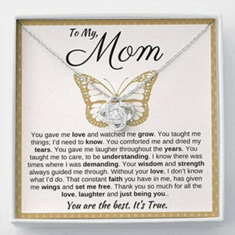 Mom Necklace Gift , You’Re The Best Necklace, Mom Gift From Daughter - Thegiftio UK