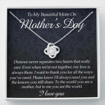 Mom Necklace, Gifts For Mother’S Day Necklace, Mother Daughter Necklace - Thegiftio UK