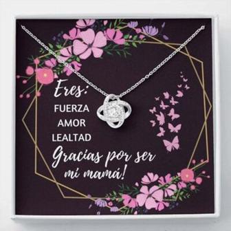 Mom Necklace, Gracias Por Ser Mi Mama Love Necklace Gift. Surprise Gift For Mom Mama Or Mother - Thegiftio UK