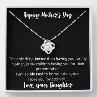 Mom Necklace, Happy Mother’S Day Necklace Gift For Mom From Daughter Son, Cute Gift For Mom - Thegiftio UK