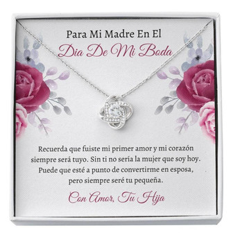 Mom Necklace, Madre De La Novia Gift , Keepsake Bride’S Mom , Latina Mom Of Bride Wedding Necklace , Madre De La Novia - Thegiftio UK