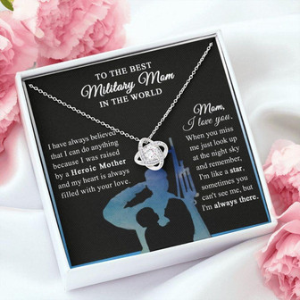 Mom Necklace, Military Mom Jewelry, Proud Army Mom Necklace, Military Mommy Necklace,Army Mother Necklace, Gift For Military Mom - Thegiftio UK