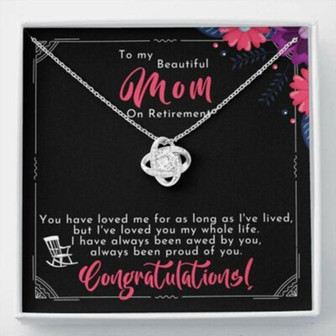 Mom Necklace, Mom Retirement Necklace, Gift For Mother Necklace - Thegiftio UK