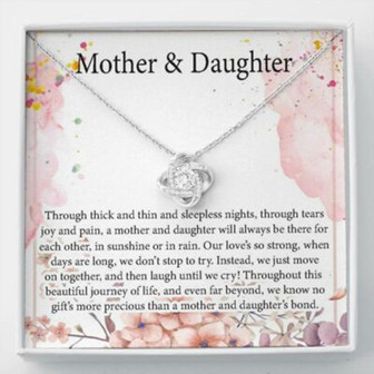 Mom Necklace, Mother Daughter Gift Necklace, Mother’S Day Gift, Gifts For Mom - Thegiftio UK