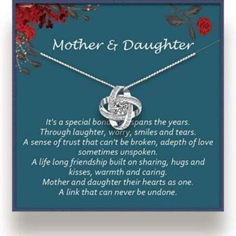 Mom Necklace, Mother Daughter Necklace , Couple Gift For Mom Daughter - Thegiftio UK