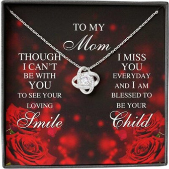 Mom Necklace, Mother Daughter / Son Necklace, Presents For Mom Gifts, Miss Bless Rose - Thegiftio