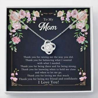 Mom Necklace, Mother, Day Gift From Daughter, Mother Daughter Necklace, Gifts For Mom, Mother Necklace - Thegiftio UK