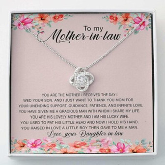 Mom Necklace, Mother-In-Law Necklace, Mother Daughter Necklace Gift For Mother Of My Husband - Thegiftio UK