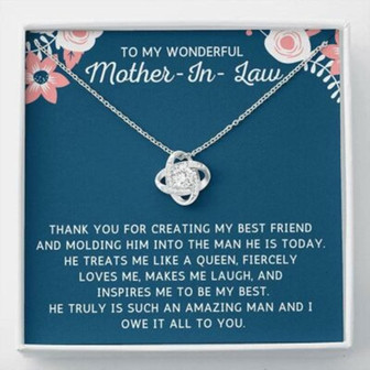Mom Necklace, Mother-In-Law Necklace, Mother In Law Necklace Gift From Daughter In Law, Mother In Law - Thegiftio UK