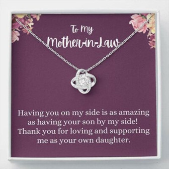 Mom Necklace, Mother-In-Law Necklace, Mother In Law Necklace Gift From Daughter In Law, Mother In Law - Thegiftio UK