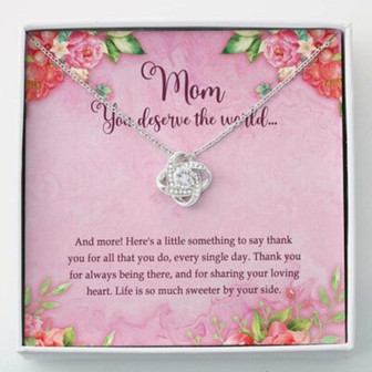 Mom Necklace, Mother Necklace , Mom Gift Necklace With Gift Box - Thegiftio UK