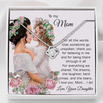 Mom Necklace, Mothers Day Gift For Mom From Daughter, Mothers Day Necklace, Mother Daughter Gift Necklace - Thegiftio UK