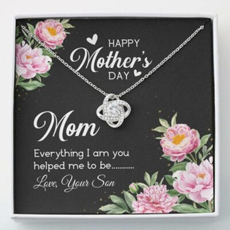 Mom Necklace, Mothers Day Necklace , Necklace Gift For Mom From Son For Mom - Thegiftio UK