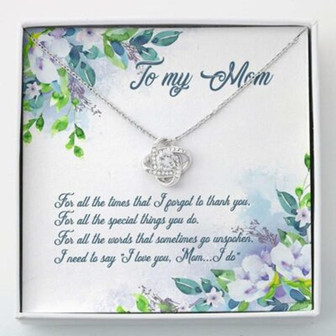 Mom Necklace, Mothers Day Necklace To , My Mom Thank To Mom Gift For Mom - Thegiftio UK
