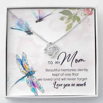 Mom Necklace, Necklace For Mom , To My Mom Necklace Love Knot Necklace - Thegiftio UK