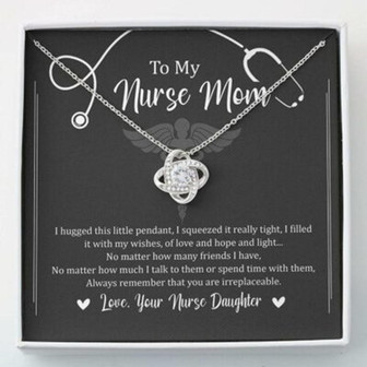 Mom Necklace, Necklace For Nurse Mom , Nurse Mom Gift For Nurse Mom - Thegiftio