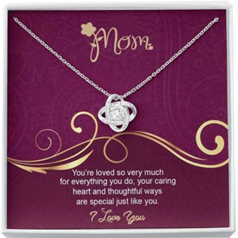 Mom Necklace, Necklace Gift For Mom, You Are Loved So Very Much - Thegiftio UK