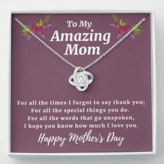 Mom Necklace, Necklace Gift From Daughter, Gift For Mom, Mothers Day, Necklace For Mom - Thegiftio UK