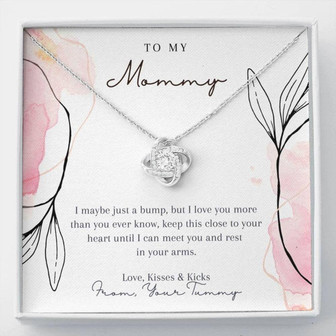 Mom Necklace, New Mom Gift, New Mommy Gift For First Mother’S Day, Pregnancy Gift For First Time Mommy, Gift For New Mom - Thegiftio UK