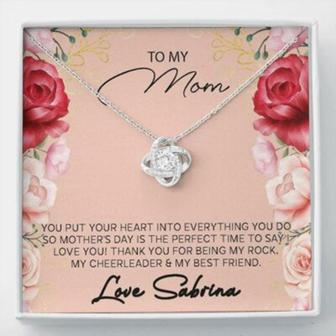 Mom Necklace, Personalized Necklace Gift For Mom, Gifts For Mom, Mother Daughter Necklace, Custom Name - Thegiftio UK