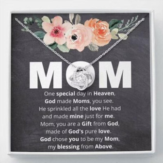 Mom Necklace, Poem Card Gift For Mom, Mother Necklace Mother’S Day - Thegiftio UK