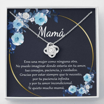 Mom Necklace, Regalo Para Mam Collar, Regalo Para Mam De Hija Gift For Mom In Spanish, Regalos De Navidad - Thegiftio UK