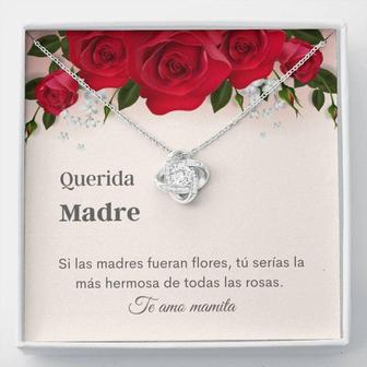 Mom Necklace, Spanish Mom Gift , Mejor Madre Amor , Latina Mother Card , Madre Necklace Gift , Collar Navidad - Thegiftio UK