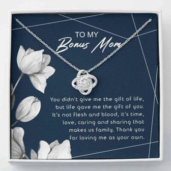 Mom Necklace, Stepmom Necklace, Bonus Mom Necklace Unbiological Mother Gift - Thegiftio UK