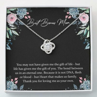 Mom Necklace, Stepmom Necklace, Bonus Mom Necklace Gift For Step Mom Necklace Mother Day - Thegiftio UK