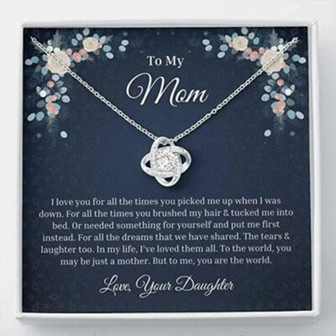 Mom Necklace, Stepmom Necklace, Bonus Mom Necklace Gift, Stepmom Mother In Law Wedding Gift From Bride - Thegiftio UK