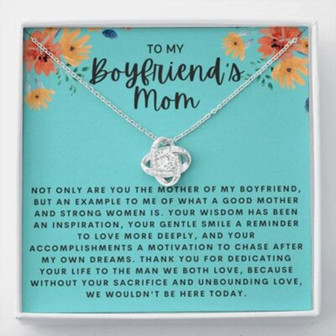 Mom Necklace, Stepmom Necklace, Gift To My Boyfriend, Mom Necklace Gift For Boyfriend, Mom Birthday - Thegiftio UK