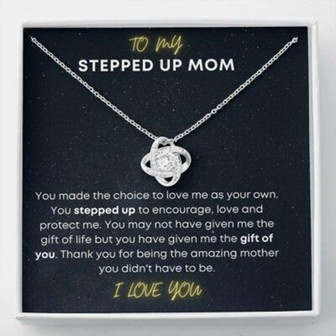 Mom Necklace, Stepmom Necklace, Necklace Gift For Mom, Stepmom, Bonus Mom, Mothers Day Gift From Daughter Son - Thegiftio UK