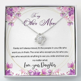 Mom Necklace, Stepmom Necklace, Other Mom Necklace Bonus Mom Gift For Mother-In-Law, Bonus Mom - Thegiftio