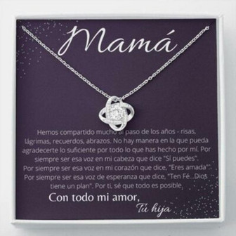 Mom Necklace, Stepmom Necklace, To My Mother Necklace Gift For Mom From Daughter, Mother Daughter Necklace - Thegiftio UK