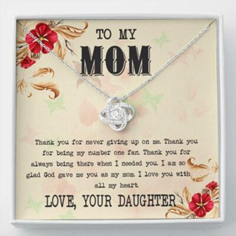 Mom Necklace, To My Mom Gift Necklace, Mother’S Day Cute Gift For Mom, Mother Daughter Necklace - Thegiftio UK