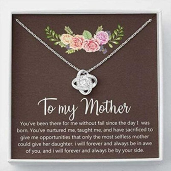 Mom Necklace, To My Mom Mother And Daughter Necklace , Best Mom Gift From Daughter Son - Thegiftio UK