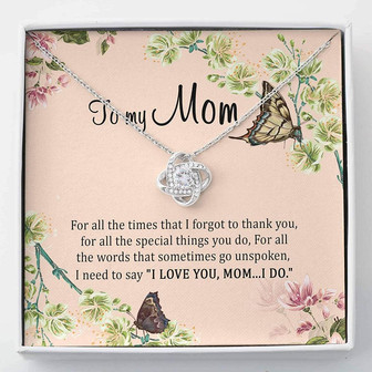 Mom Necklace, To My Mom Necklace From Son Daughter Gift Mother Day - Thegiftio UK