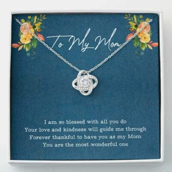 Mom Necklace, To My Mom Necklace From Son Daughter Gift Mother Day - Thegiftio UK