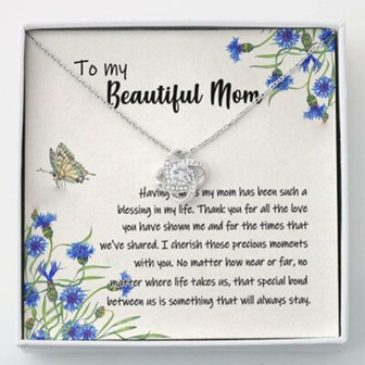 Mom Necklace, To My Mom Necklace From Your Daughter , Best Gift For Mom - Thegiftio UK