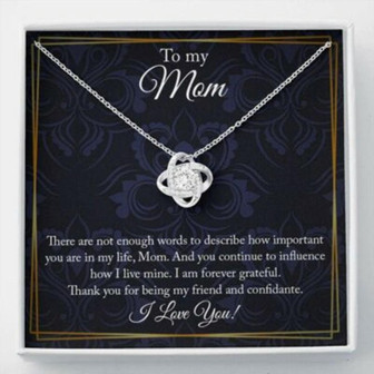 Mom Necklace, To My Mom Necklace Gift, Necklace For Mom, Mother’S Day Gift, Birthday Gift For Mother - Thegiftio UK