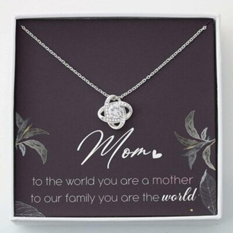 Mom Necklace, To My Mom Necklace Gift, You Are A Mother - Thegiftio UK