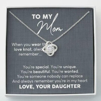 Mom Necklace, To My Mom Necklace , Necklace For Mom From Daughter - Thegiftio UK